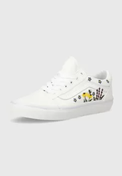 Vans tenisi copii JN Old Skool culoarea alb imagine