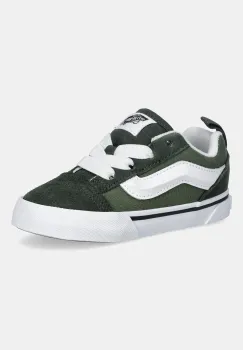 Vans tenisi copii Knu Skool Elastic Lace culoarea verde, VN000D0KEN61 imagine