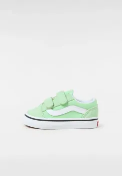 Vans tenisi copii Old Skool V culoarea verde, VN0009RCE2Y1 imagine