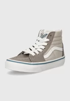 Vans tenisi copii SK8-Hi culoarea gri, VN000CYND3Y1 imagine