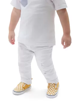 Vans tenisi copii TD Slip-On V culoarea galben imagine