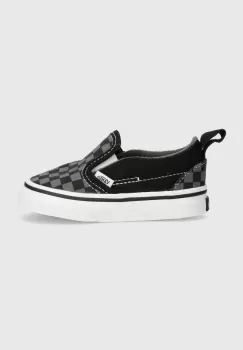 Vans tenisi copii TD Slip-On V culoarea negru imagine