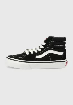Vans tenisi copii UY SK8 Hi BLACK/TRUE WHIT culoarea negru imagine