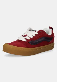 Vans tenisi de piele Knu Skool culoarea rosu, VN000D6ZBRD1 imagine