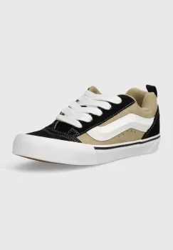 Vans tenisi din piele intoarsa Knu Skool culoarea verde imagine