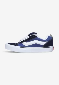 Vans tenisi din piele intoarsa Knu Skool VN0009QCNWD-blue imagine