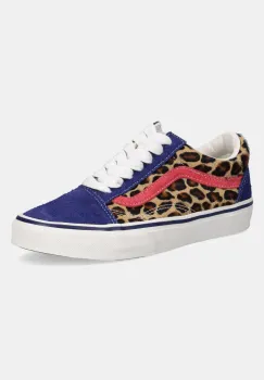 Vans tenisi din piele intoarsa Old Skool culoarea bleumarin, VN000D5N1PE1 imagine