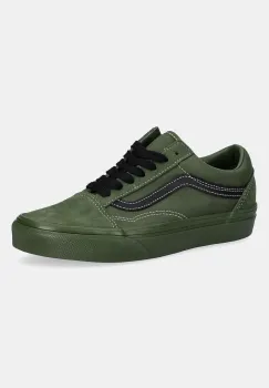 Vans tenisi din piele intoarsa Old Skool culoarea verde, VN000D6W2031 imagine