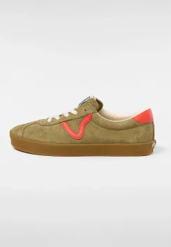Vans tenisi din piele intoarsa Sport Low culoarea verde, VN000CTDBIS1 imagine