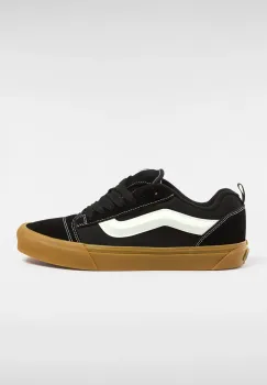Vans tenisi Knu Skool culoarea negru, VN0009QCB9M1 imagine