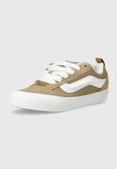 Vans tenisi Knu Skool femei, culoarea verde, VN000CRPKHK1 imagine