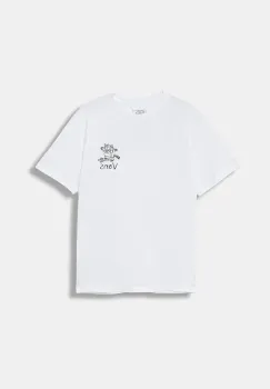 Vans tricou copii BY BOARD GANG SS culoarea alb, cu imprimeu, VN000RDSWHT1 imagine