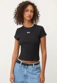 Vans tricou culoarea negru, VN000RD1BLK1 imagine