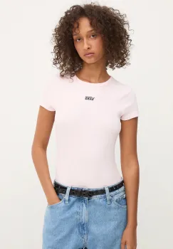 Vans tricou culoarea roz, VN000RD1O321 imagine
