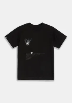 Vans tricou de bumbac pentru copii KD Aractno culoarea negru, cu imprimeu, VN000JXFBLK1 imagine