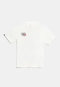 Vans tricou de bumbac pentru copii Marathon culoarea alb, cu imprimeu, VN000MK7FS81 imagine
