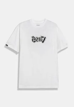 Vans tricou de bumbac pentru copii SHATTERED culoarea bej, cu imprimeu, VN000JW9WHT1 imagine