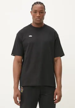 Vans tricou din bumbac barbati, culoarea negru, cu imprimeu, VN000P50Y281 imagine