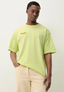 Vans tricou din bumbac barbati, culoarea verde, cu imprimeu, VN000NWGCLH1 imagine