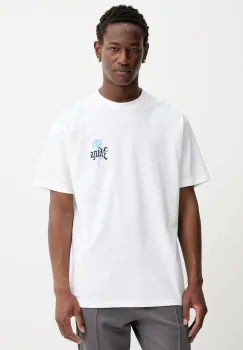 Vans tricou din bumbac culoarea alb, cu imprimeu, VN000PCHWHT1 imagine