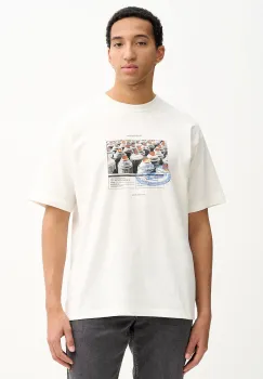 Vans tricou din bumbac culoarea bej, cu imprimeu, VN000PCXFS81 imagine