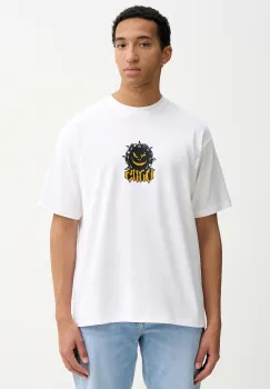 Vans tricou din bumbac culoarea bej, cu imprimeu, VN000PE7WHT1 imagine