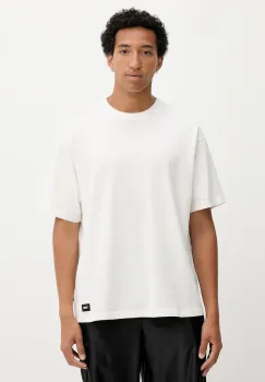Vans tricou din bumbac culoarea bej, uni, VN000PFJC9F1 imagine