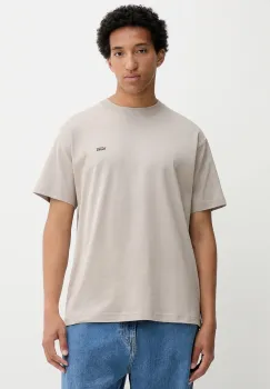 Vans tricou din bumbac culoarea bej, uni, VN000R9X7D61 imagine