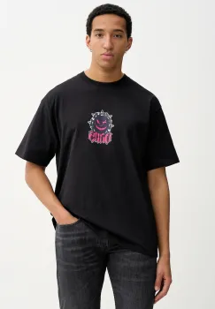 Vans tricou din bumbac culoarea negru, cu imprimeu, VN000PE7BLK1 imagine