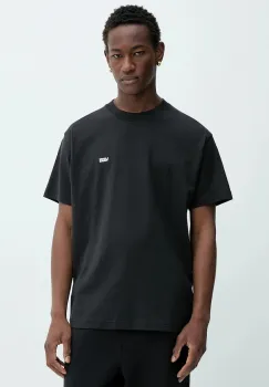 Vans tricou din bumbac culoarea negru, cu imprimeu, VN000R9XBLK1 imagine