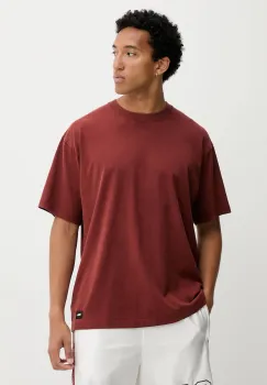 Vans tricou din bumbac culoarea portocaliu, uni, VN000PFJNB31 imagine