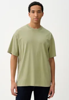 Vans tricou din bumbac culoarea verde, uni, VN000PFJEMZ1 imagine