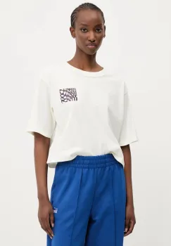 Vans tricou din bumbac femei, culoarea bej, VN000M7AC9F1 imagine