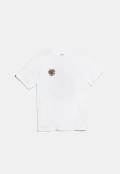 Vans tricou din bumbac Vortex culoarea alb, cu imprimeu, VN000MKHWHT1 imagine