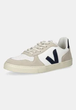 Veja tenisi de piele Small V-10 Laces culoarea bej, CX0503807 imagine
