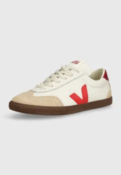 Veja tenisi de piele Volley femei, culoarea alb, VO2003533 imagine