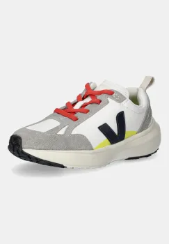 Veja tenisi din piele copii Small Canary Light culoarea gri, YL2021026 imagine