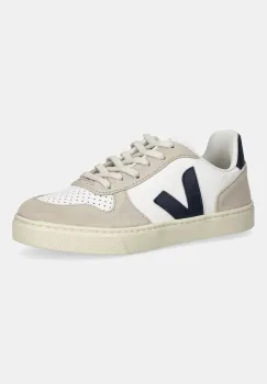 Veja tenisi din piele copii Small V-10 Laces culoarea bej, CX0503807 imagine