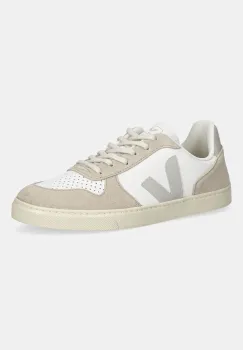 Veja tenisi din piele copii Small V-10 Laces culoarea bej, CX0520999 imagine