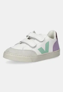 Veja tenisi din piele copii Small V-12 culoarea alb, XV0503793 imagine