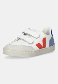 Veja tenisi din piele copii Small V-12 culoarea alb, XV0520978 imagine