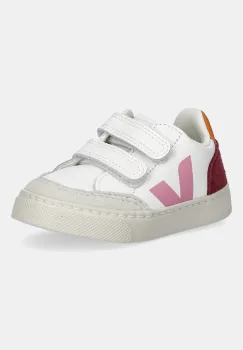 Veja tenisi din piele copii Small V-12 culoarea alb, XV0520979 imagine