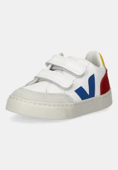 Veja tenisi din piele copii Small V-12 culoarea alb, XV0520980 imagine