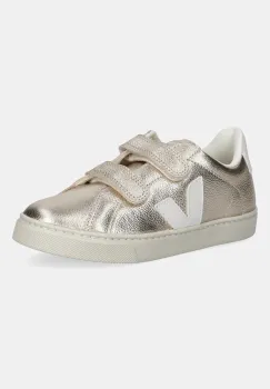 Veja tenisi din piele pentru copii Small Esplar culoarea auriu, SV0520640 imagine