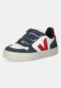 Veja tenisi din piele pentru copii Small V-10 culoarea bleumarin, CV0520616 imagine