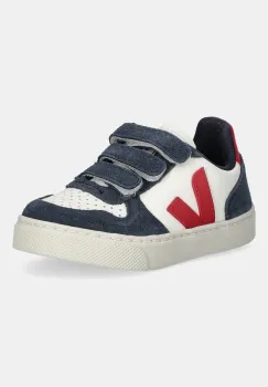 Veja tenisi din piele pentru copii Small V-10 culoarea bleumarin, CV0520616 imagine