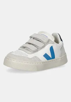 Veja tenisi din piele pentru copii Small V-90 culoarea bej, SX2020634 imagine
