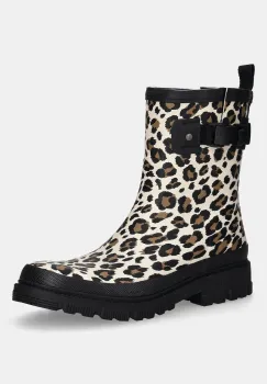 Verbenas cizme LINA MATE COMBI ANIMAL culoarea bej, 9302190945 imagine