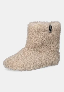 Verbenas papuci de casa YAIZA MERINO culoarea bej, 5804150859 imagine