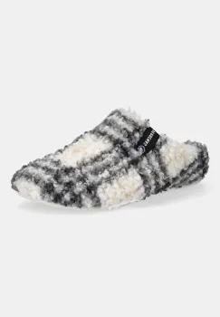 Verbenas papuci de casa YORK PLAID BORREGO culoarea bej, 5860500040 imagine